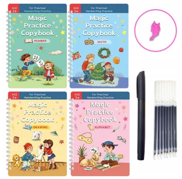 Magiczne Książeczki - Nauka pisania i liczenia przez zabawę
