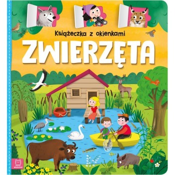 Książeczka z okienkami Zwierzęta – edukacyjna zabawa i nauka dla dzieci 1–3 lat