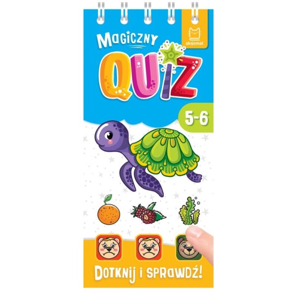 Magiczny quiz z żółwikiem 5-6 Magiczny quiz z żółwikiem 5-6 lat