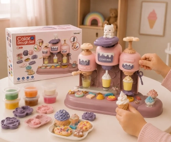 Color Dough Lodziarnia – kreatywny zestaw do ciastoliny