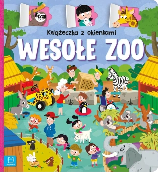 Książeczka z okienkami Wesołe Zoo – edukacyjna książeczka dla dzieci 2–4