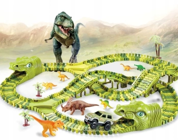 Tor samochodowy dla dzieci - Dino duży tor samochodowy