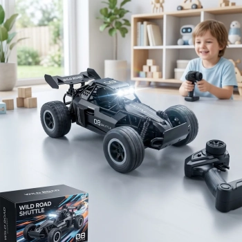 Samochód zdalnie sterowany RC 1:16 - 20 km/h, LED, akumulator